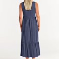 thumbnail image 6 of 2025 Long Maxi Dresses for Women Summer,Short Sleeve Floral Maxi Dresses for Plus Size Women,Casual Loose Round Neck Beach Sundresses Swing Dress with Pockets,Women Flowy Tiered Maxi Beach Dress, 6 of 9