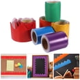 thumbnail image 3 of 6 Rolls Blackboard Border Stickers Wave Adhesive Border Stickers Classroom Bulletin Border for Bulletin, 3 of 9