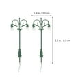 thumbnail image 5 of 2 Pcs Landscape Garden Lamps Model Post Lanterns Street Light Child Green, 5 of 8
