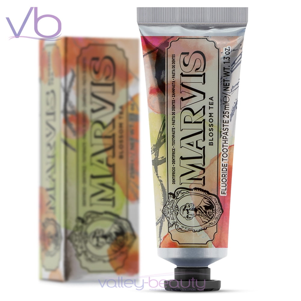 Marvis Blossom Tea | Rich and Creamy Toothpaste with Cherry and Peach ...