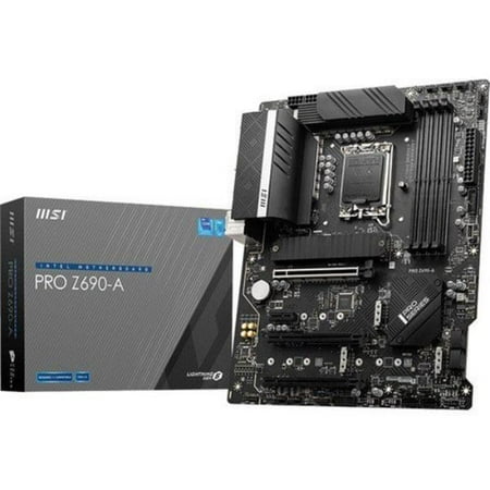 MSI PROZ690A PRO Z690-A Socket LGA-1700 Desktop Motherboard - 128GB DDR5 PCI Express ATX