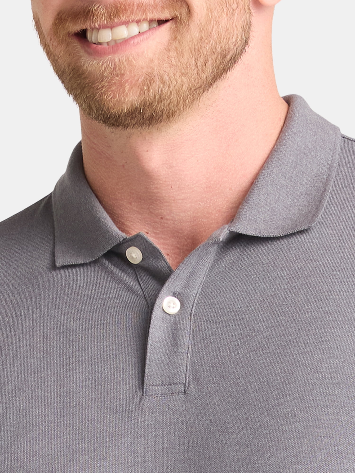 George Men's & Big Men's Active Fit 2-Pack Pique Polo Shirt, Sizes XS-3XL
