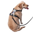 thumbnail image 2 of Kdxio Lilies Flowers Print No Pull Dog Harness Adjustable Reflective Oxford Easy Control Medium Large Dog Harness for Training and Everyday-X-Large, 2 of 8