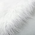 thumbnail image 4 of Holiday Deal Selection Phantoscope Plush Faux Fur Decorative Throw Pillow Cover for Bed and Couch, 18" x 18", True White, 2 Pack, 4 of 5