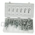 thumbnail image 4 of HLONK 150pcs R-Shaped Cotter Roll Spring Pin Small Metal Durable Cotter (Silver White), 4 of 7