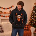 thumbnail image 6 of Christmas Hooded Cat Pouch Holder Soft Fleece Christmas Hoodie for Women Men Pet Pouch Hoodies with Pocket Front Carry Pouch Oversized Sweatshirts for Cats Dogs Holder, 6 of 6