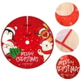 thumbnail image 3 of Christmas Tree Skirt 36 inch, Black and Red Plaid Buffalo Elk Decorations for 5FT 6FT 7FT Xmas Tree, 3 of 3