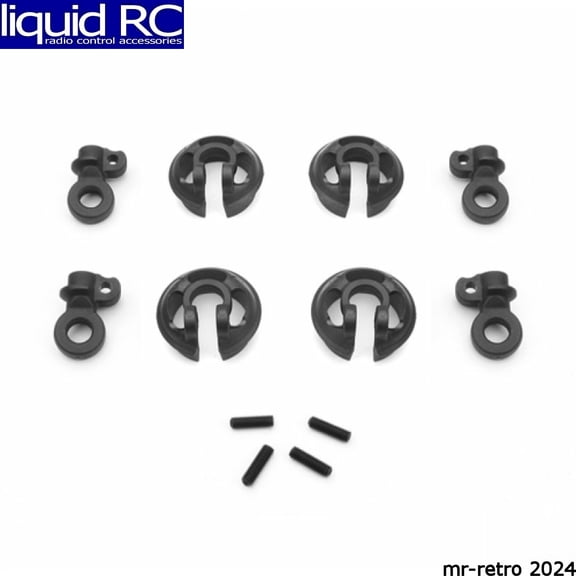TEKNO RC LLC Locking Shock Rod End and Spring Perch Set 13mm TKR6701 Elec Car/Truck Replacement Parts