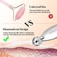 thumbnail image 4 of 4-in-1 Gua Sha Facial Tools, Facial Roller, Skin Care Roller with Stainless Steel, Face Ice Roller to Reduce Puffiness & Eye Strain, Relieved Facial Tension, Gift for Women and Men-Silver, 4 of 8
