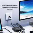 thumbnail image 3 of 1000Mbps Ethernet Adapter LAN Internet Splitter Cat 6 RJ45 Gigabit Switch for PC Laptop TV Box Router 1 to 4, 3 of 7