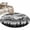 Black, variant on Black Pine Forest Round Area Rug 4Ft Washable Circle Rugs for Bedroom Dining Room, Modern Art Snow Mountain Non-Slip Carpet Floor Mats Indoor Outdoor Carpet Runner Aesthetic Home Decor