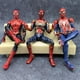 thumbnail image 2 of Figura de Spiderman de acero de Marvel hecha a mano, muñeco súper móvil Shf, regalo de juguete para niños Fivean  unisex, 2 of 2