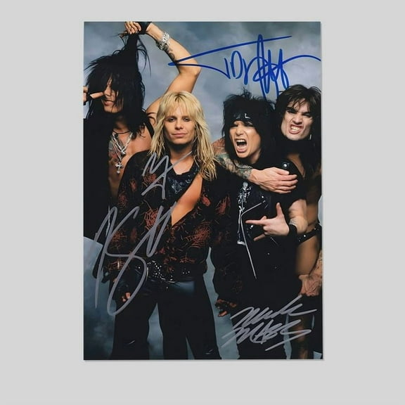 Music Poster - Motley Crue Band Poster Retro Style - Size 24x36 - Postora