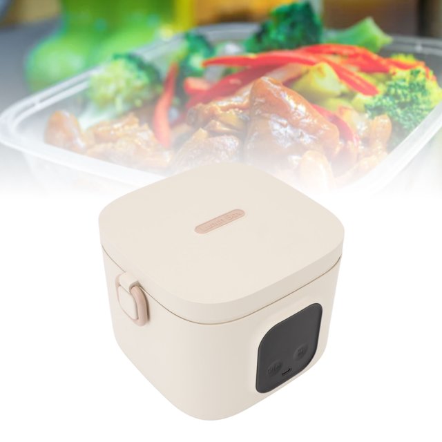Electric Lunch Box, Adjustable Temperature Portable Electric Lunch Box Food Heater Rechargeable for Outdoor