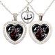 thumbnail image 4 of Collar de dos caras en forma de corazón para niños, collares de grupo masculino Kpop, joyería de vidrio, regalo para fanáticos, 4 of 4