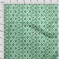 thumbnail image 4 of oneOone Viscose Chiffon Mint Green Fabric Asian Ikat Craft Projects Decor Fabric Printed By The Yard 42 Inch Wide, 4 of 4