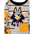 thumbnail image 2 of Bluey Infant Boys Gray & Orange 4PC Vampire Bluey Halloween Pajama Set 18m, 2 of 2