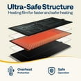 thumbnail image 3 of SPECSTAR 20W Waterproof Seedling Heat Mats for Seed Starting Propagation and Increase Germination Success 10 inch x 20.75 inch Pack of 2, 3 of 7