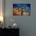 thumbnail image 4 of wall26 - Canvas Wall Art - Black Tree Branches on Abstract Colorful Background - Gallery Wrap Modern Home Art | Ready to Hang - 32x48 inches, 4 of 5