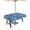 Navy Blue, variant on Fsddascl Teal Coral Coastal Outdoor Tablecloth - 54 Inch Round Dining Table Cover, Ocean Nautical Seaside Beach Waterproof Outdoor Table Cloth with Umbrella Hole & Zipper for Picnic/Patio/Party