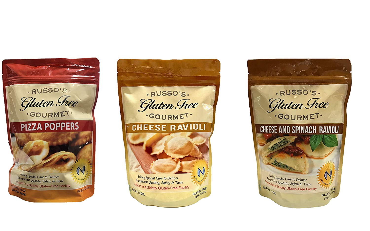Russo's Gluten Free Gourmet Variety Pack( 1 Pizza Bites,1Cheese