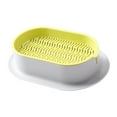 thumbnail image 4 of Guardoinrt Seed Sprouter Tray for Seedling Planting Soil Free Hydroponic Cats Grass Box Yellow, 4 of 9
