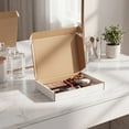 thumbnail image 4 of 50 pack 7x5x1 inch Shipping Boxes – Recyclable White Corrugated Cardboard Mailers for Small Gift & Business, 4 of 6