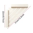 thumbnail image 3 of Kitchen Sink Corner Caddy Sponge Holder Drain Rack Organizer for Dishcloth Cleaning Soap Brushes, 3 of 6