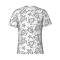 thumbnail image 3 of Naloa Sea Turtle Men's T-Shirt Sport T-shirt Men's Basic Tee Casual Men's Shirt, Round Neck, Short Sleeves - XX-Large, 3 of 5