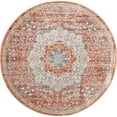 thumbnail image 2 of Rugs.com Newport Collection Rug – 5' 3 Round Red Medium Rug Perfect For Kitchens, Dining Rooms, 2 of 9