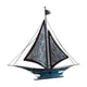 thumbnail image 4 of Decoración de velero de metal, decoración de velero, artesanía de buena suerte, creativa, retro 39x7x37cm, 4 of 9