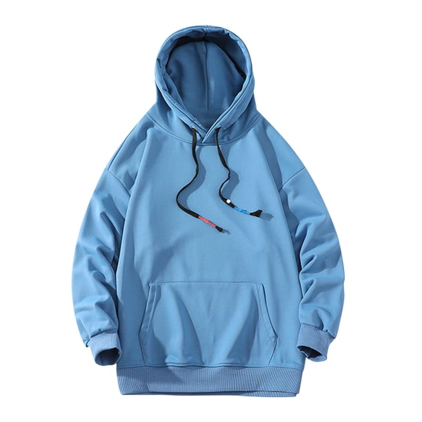 Sudadera para hombre Sudaderas de otoño Casual Sports Solid Fitness Pullover con capucha y bolsillos grandes Odeerbi ODB-5