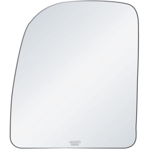 exactafit 8600L Driver Side Towing Mirror Upper Glass Replacement Fits Ford Econoline E150 E250 E350 E450 F250 F350 F450 Excursion Left Hand 3m Adhesives