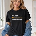 thumbnail image 3 of Jollimate People One Star Rating Shirt, Funny Introvert Graphic Tee, Sarcastic Gift for Women, 3 of 6
