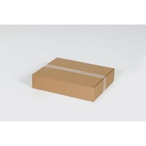 Flat Corrugated Shipping/Mailing Kraft Boxes, ECT-32, 26 x 15 x 7", 20/Case