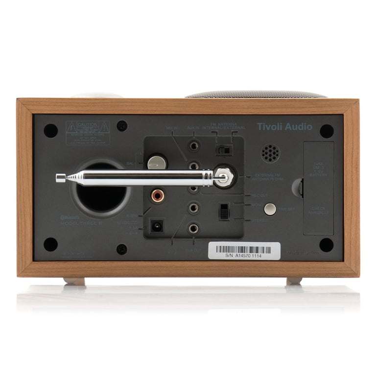 Tivoli Audio Model Three BT AM/FM Bluetooth Clock Radio (Cherry 