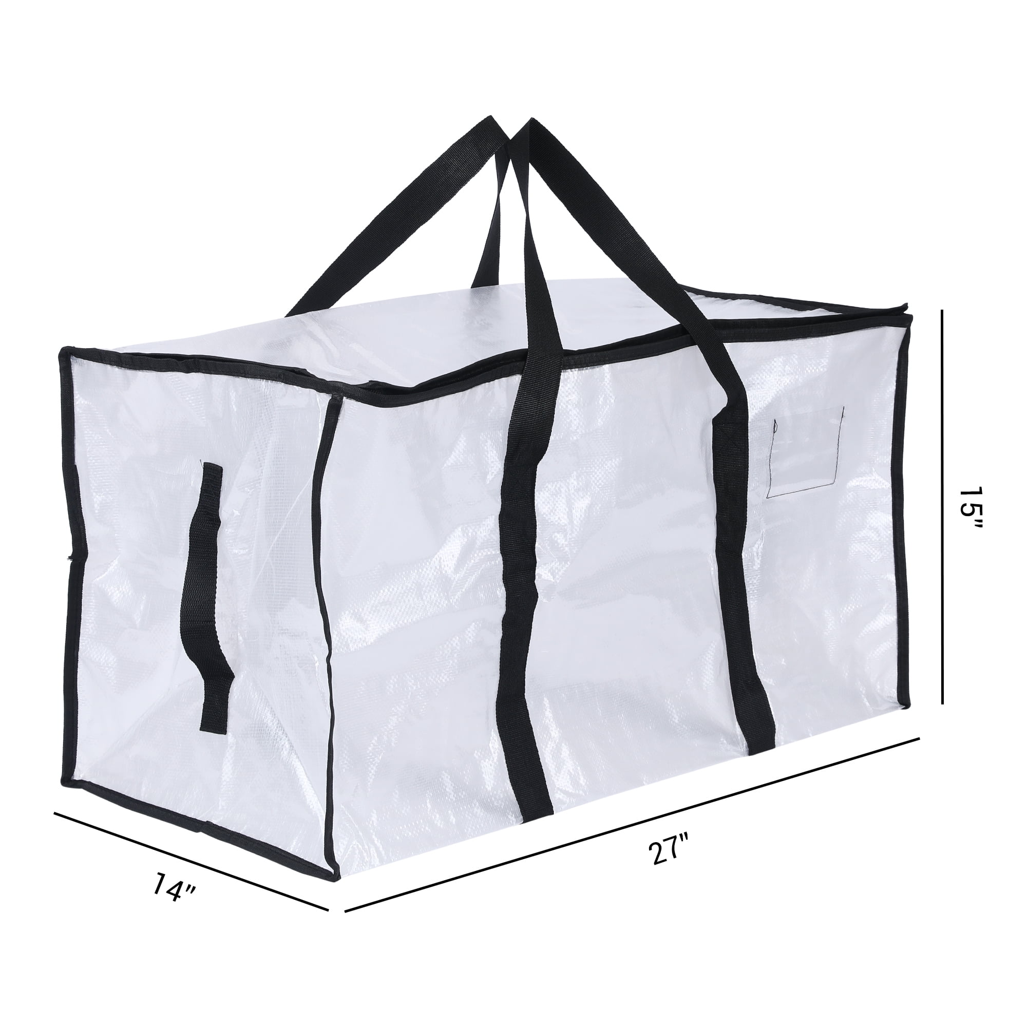 Unique Bargains 1 Pack Clothes Storage Foldable Storage Bags for Closet Organizers Black