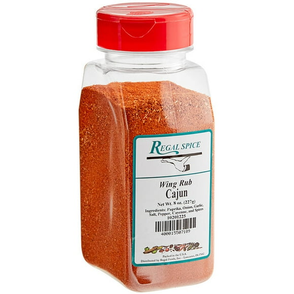 Regal Cajun Wing Rub 8 oz. - 12/Case