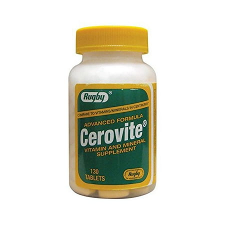 Rugby Cerovite Advanced Formula Vitamin and Mineral Supplement 130