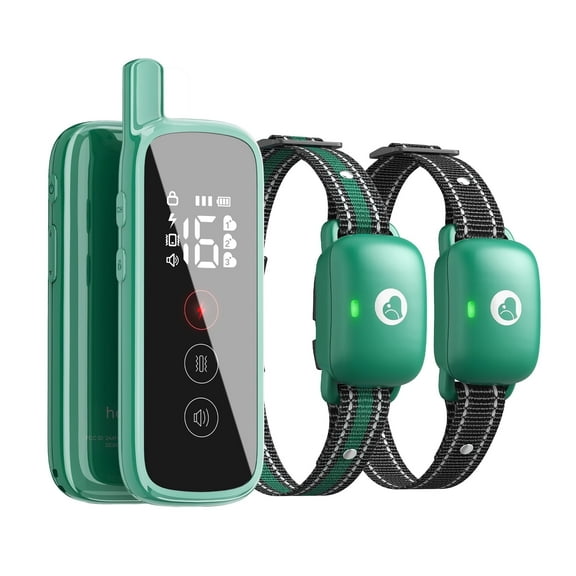 Heaflex 2-Dog Electric Training Collar With Remote Shock Collar For 2 Dogs Tailored For Small Dogs 5-120 Lbs Dogs, 2600ft Range, 3 Training Modes, Ipx7 Waterproof, Touchscreen Control