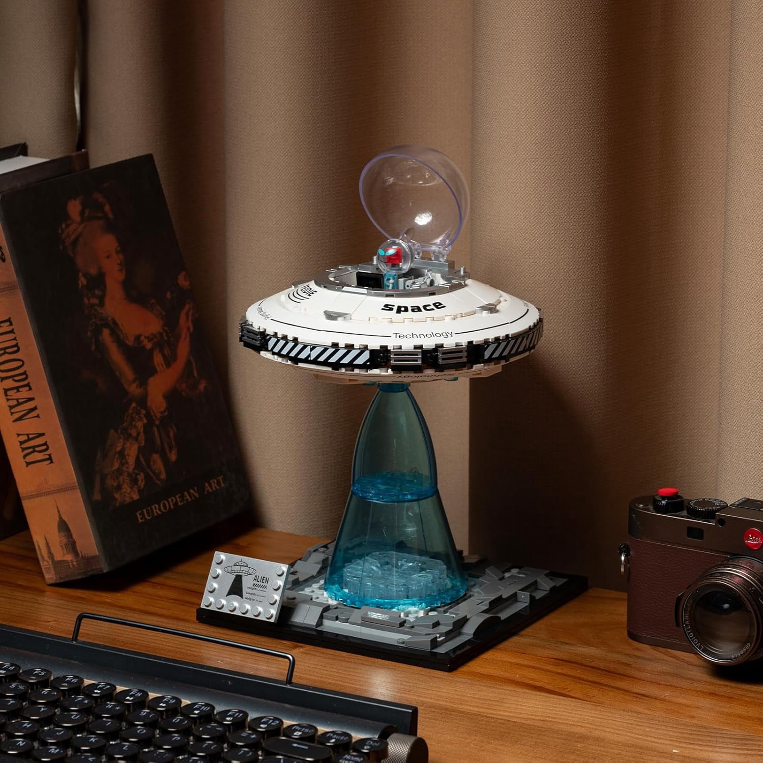 Space Shuttle Building Block Sets, Galaxy UFOs Spaceship Model Kit, Milky Way Space Ship Building Toys