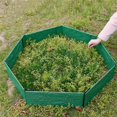 thumbnail image 3 of Combination Garden Lawn Edging, Decorative Plastic Garden Edging, Portable Garden Edging for Lawn, Garden, Flower Bed, Fence 6 Plant Fences, 3 of 5