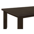 thumbnail image 5 of Dalila Rectangular 66-inch Wood Dining Table Cappuccino, 5 of 8
