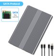 thumbnail image 4 of Caja para Unidad Estado Sólido Btafrte Protocolo Dual M2 Tipo C3.1 Disco Duro Externo Universal Nvme/sata Doble Bahía, 4 of 9