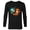 Black, variant on Disney & Pixar’s Inside Out 2 Joy Anxiety Bursts of Emotion- Long Sleeve T-Shirt for Men - Customized-Black