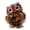 Brown, variant on KGJQ Owl Statue, Natural Healing Crystal Cute Owl Animal Figurine, Reiki Spiritual Energy Gemstone Home Office Room Desk Decor for Women Men Gifts