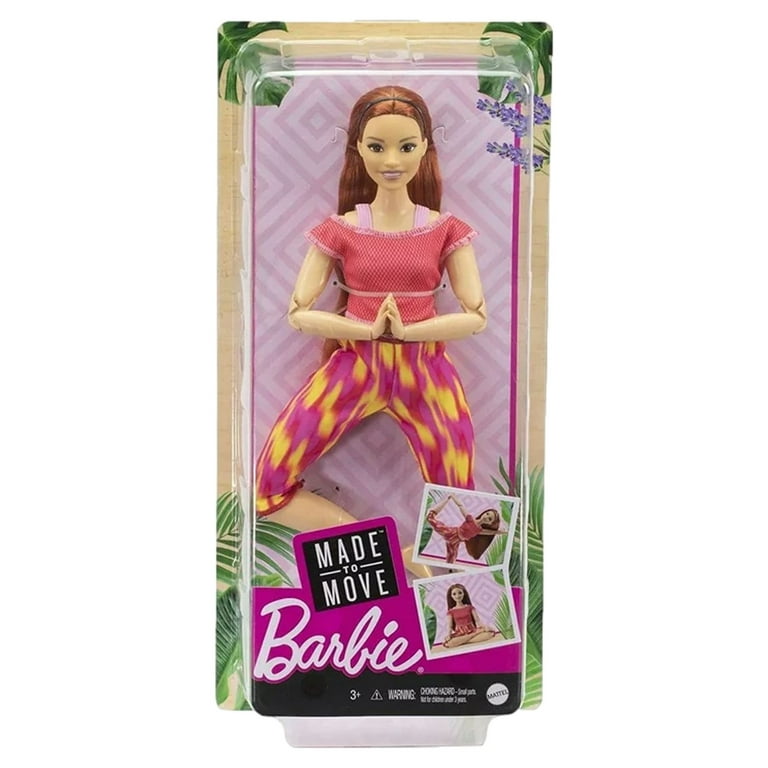 Barbie Made To Move Doll With 22 Flexible Joints Long Wavy