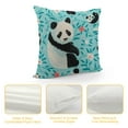 thumbnail image 4 of JEUXUS Pillow Case Panda Cozy Soft fits Short Plush Pillow Cover White, 4 of 5