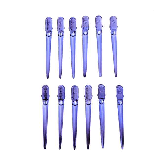 Shisuyan 12pcs Hairdressing Clips Hairpins Positioning Partition Clip Hair Styling Supply