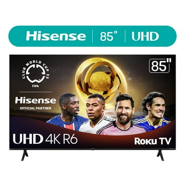Hisense 85" Class 4K UHD LED LCD Roku Smart TV HDR R6 Series 85R6E4